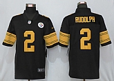 Nike Pittsburgh Steelers 2 Rudolph Navy Black Color Rush Limited Jersey,baseball caps,new era cap wholesale,wholesale hats
